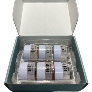 Tomicca nail dip powder starter set 5 colors + 1 clear